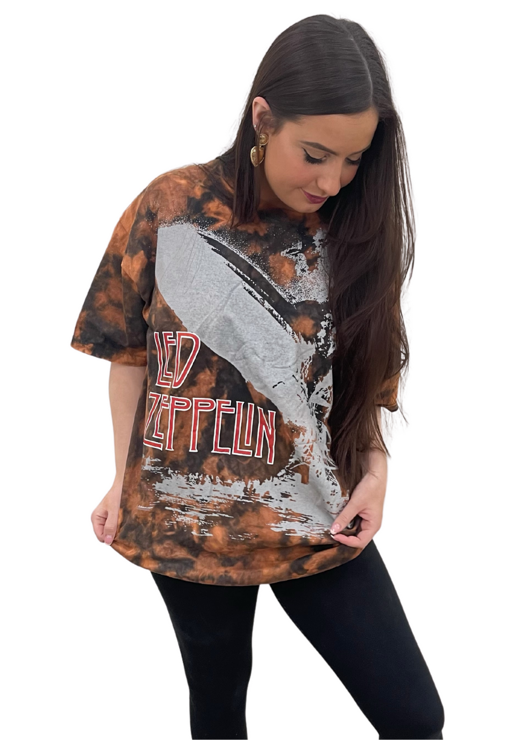 Distressed Led Zeppelin Graphic Tee